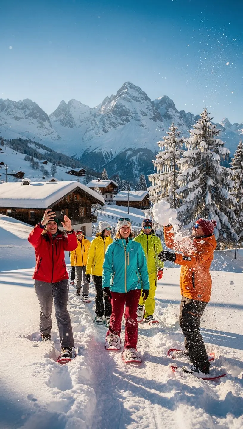 Traditionelles Tiroler Chalet mit holzverkleideter Fassade und Alpenblick.